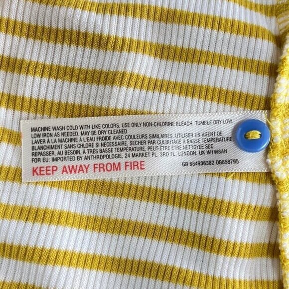 Anthropologie Oversized T-Shirt Dress Back To School Boho Coquette Flirty M - Picture 8 of 9